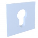 Rozeta RFQ 802 FIT wkładka biała kwadrat
