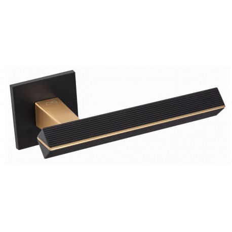 Klamka CARRERA czarna/złoty-mat KCRA S B00/MG00 SZ. KW. SLIM