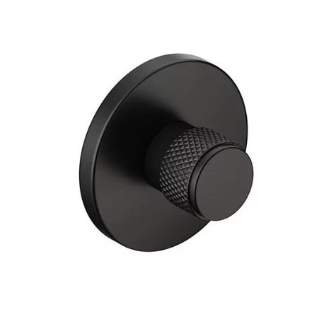 Blokada WC TIME okrągła SLIM czarna