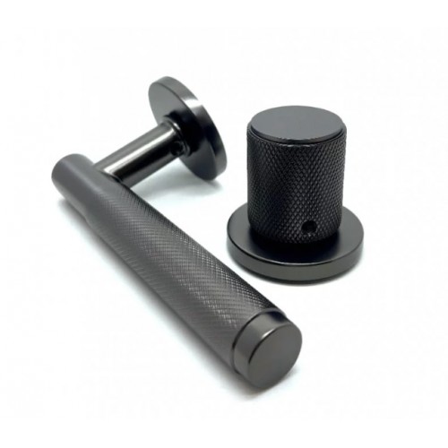 Gałko-klamka TIME SLIM gunmetal