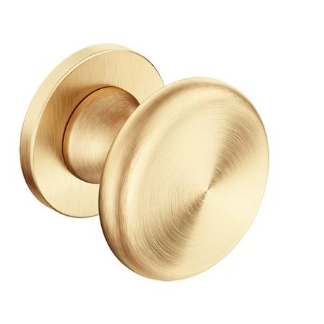 Gałka ORBIS SLIM okrągła złoty mat