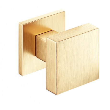 Gałka AEGIS SLIM kwadrat złoty matowy