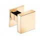 Gałka AEGIS SLIM kwadrat złoty