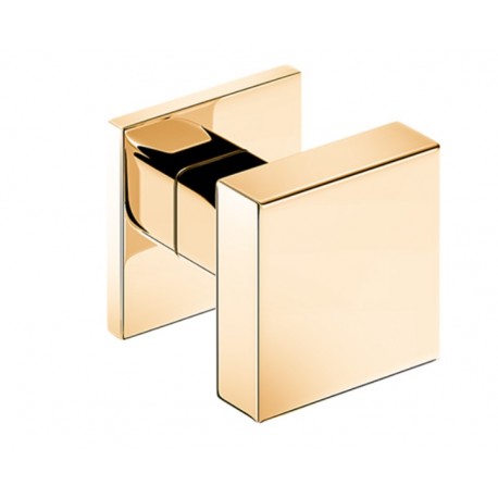 Gałka AEGIS SLIM kwadrat złoty
