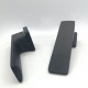 Klamka MINIMAL 47x47mm CR-K czarny M&T