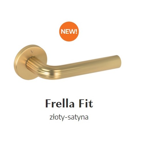 Klamka FRELLA FIT złoty satyna VDS