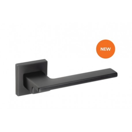 Klamka COSMO czarna rozeta kwadrat VDS