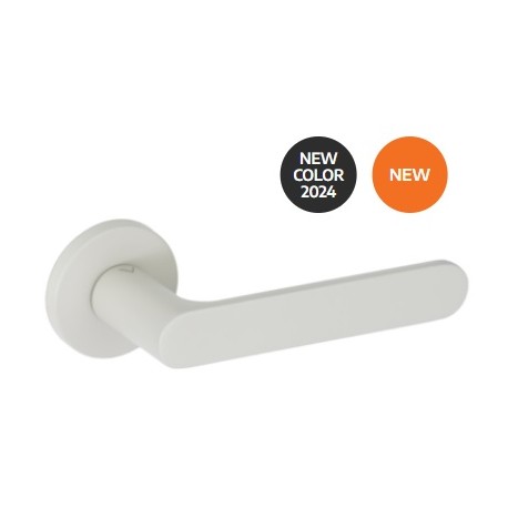 Klamka CREO fit ivory okrągła VDS