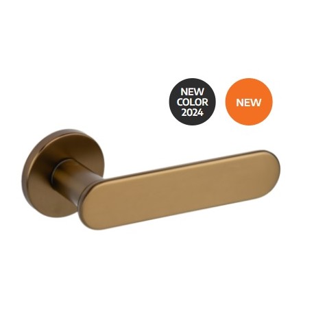 Klamka MAFF fit brąz satyna okrągła VDS