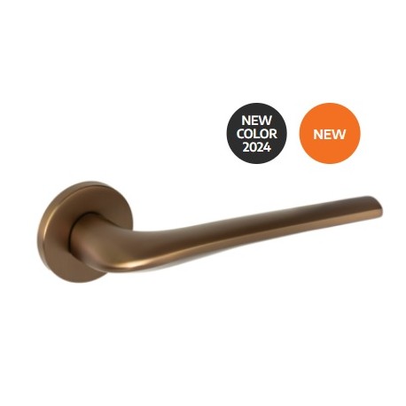 Klamka SORELLA fit brąz satyna okrągła VDS