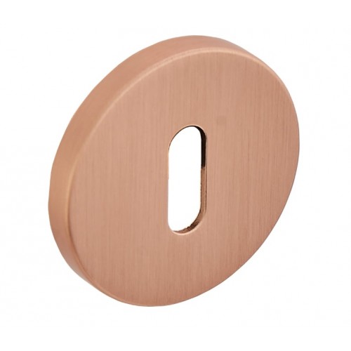 Rozeta okrągła FIT RFO M M01 miedż na klucz