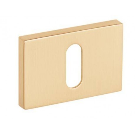 Rozeta R76F złoty satyna na klucz VDS