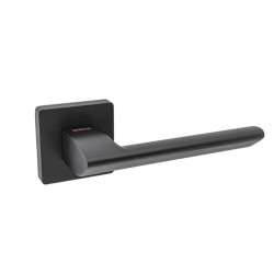 Klamka TALC czarny mat. szyld kw.