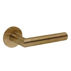 Klamka 4002 5S okrągła 185 surowy mosiądz TUPAI