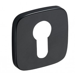 Rozeta ROT KW owalna B02 wkładka czarna