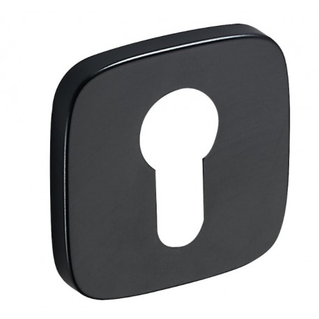 Rozeta ROT KW owalna B02 wkładka czarna