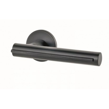 Klamka FERGIE okrągła czarna GHIDINI