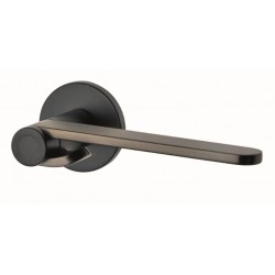 Klamka CLIP okrągła czarna/tytan GHIDINI