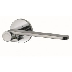 Klamka CLIP okrągła chrom błyszczący/chrom-satyna GHIDINI