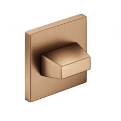Blokada WC kwadrat SLIM brąz mat