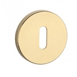 Rozeta okrągła Aprile R Slim 7mm LG na klucz PVD złoty
