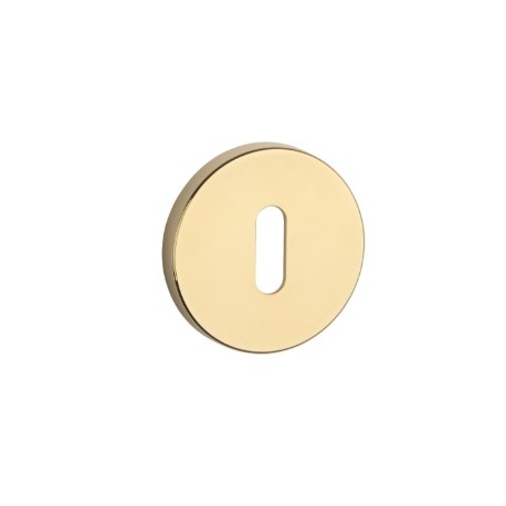 Rozeta okrągła Aprile R Slim 7mm LG na klucz PVD złoty