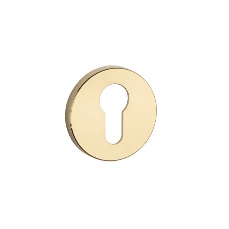 Rozeta okrągła Aprile R Slim 7mm LG na wkładkę PVD złoty