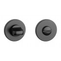 Blokada WC okrągła Aprile R Slim 7mm BK czarna