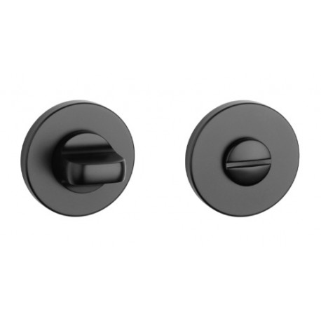 Blokada WC okrągła Aprile R Slim 7mm BK czarna