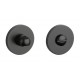 Blokada WC okrągła Aprile R Slim 7mm BLACK czarna