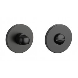 Blokada WC okrągła Aprile R Slim 7mm BLACK czarna