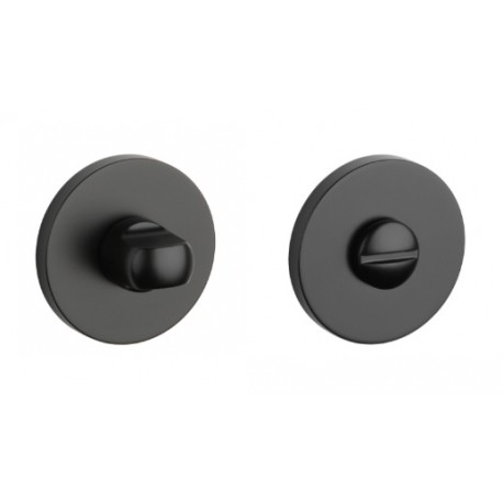 Blokada WC okrągła Aprile R Slim 7mm BLACK czarna