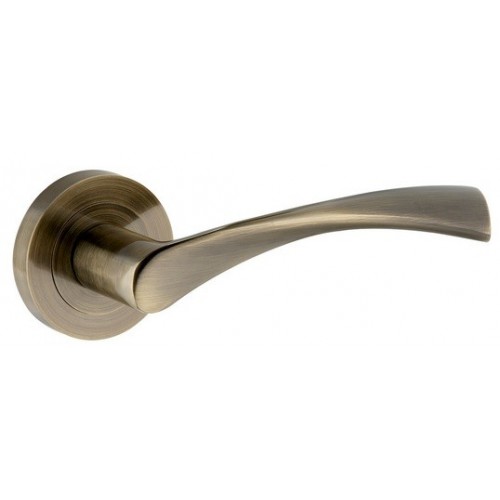 Klamka Laura patyna rozeta okrągła KLR 400