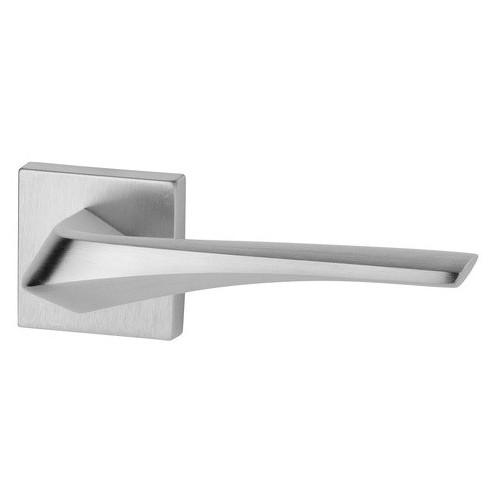 Klamka HEAVY Q chrom satyna rozeta kwadrat VDS