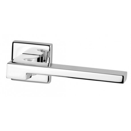 Klamka PRISMA Q chrom rozeta kwadrat VDS