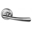 Klamka TALIA chrom/chrom-satyna rozeta okrągła VDS