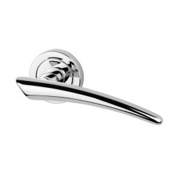 Klamka LAMIA chrom rozeta okrągła VDS