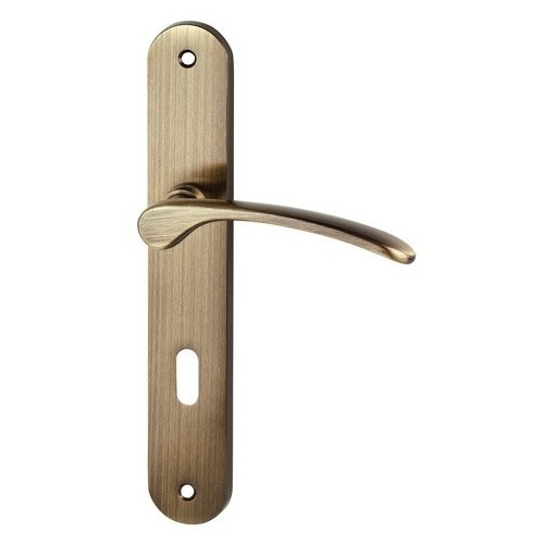 Klamka EWA patyna długi szyld 72mm VDS