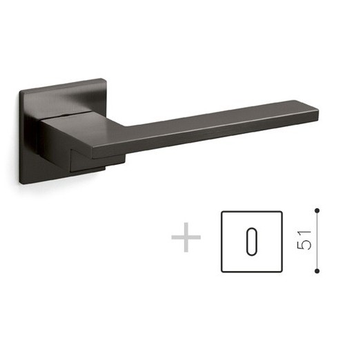 Klamka LIVING BASSE SuperFinish antracyt OLIVARI