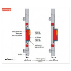 Klamko-Pochwyt APOLLO FLEX PREMIUM AXA z zabezpieczeniem klasa 3 do drzwi zewnętrznych