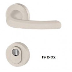 Klamka DIANA AXA PREMIUM FLEX z zabezpieczeniem szyld okrągły do drzwi zewnętrznych