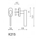 Klamka okienna ALA OLIVARI