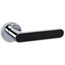 Klamka 2195 chrom/czarny matowy CONVEX
