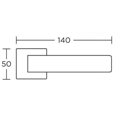 Klamka 1115 tytan CONVEX