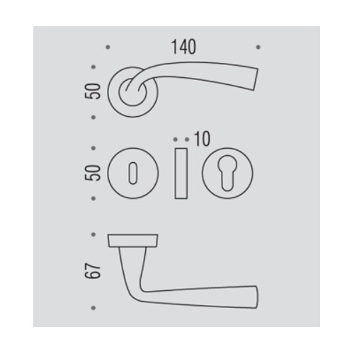 Klamka EDO OP - oroplus Colombo