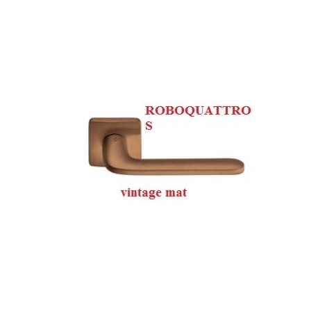 Klamka ROBOQUATTRO S szyld kwadratowy vintage matowy