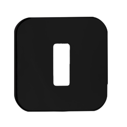 Rozeta T-002-127.P61 czarny głęboki mat na klucz NOMET