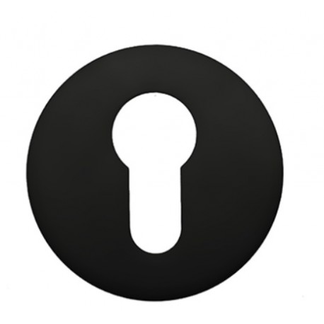 Rozeta T-003-126.P61 czarny głęboki mat wkładka NOMET