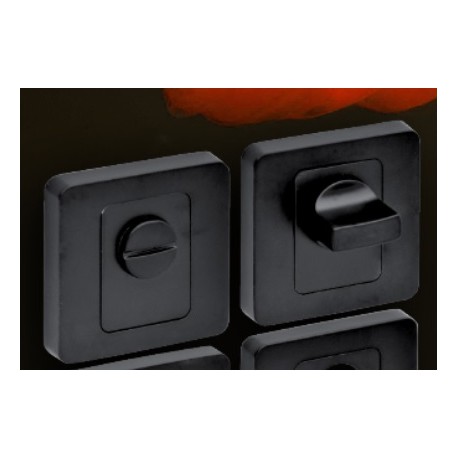 Blokada WC kwadrat czarna VDS