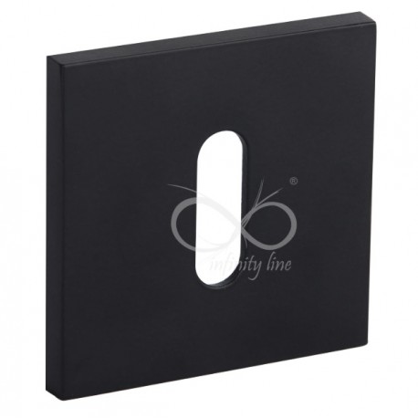 Rozeta kwadrat RYQ S B01 klucz czarna